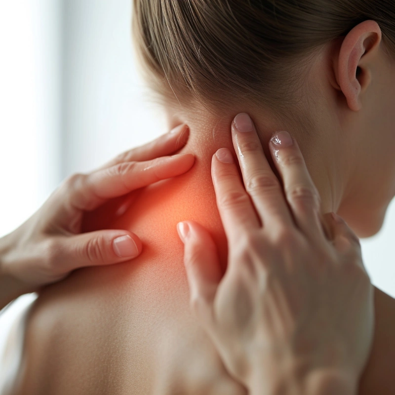 matt919 someone feeling the back of their neck with one hand pa 6dfc2053 4f15 42b7 8a17 42a38c16ade8